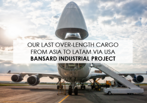Discover our last Air-Sea Industrial Project from Asia to Latam via our bonded MIA Gateway in USA