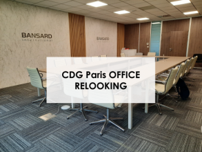 Relooking des bureaux de Bansard International Paris- CDG