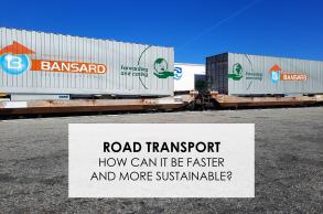How can road transport be made faster and more environmentally friendly?