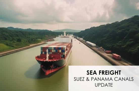 Mise à jour de l'impact du canal de Suez et du canal du Panama - 1er février 2024